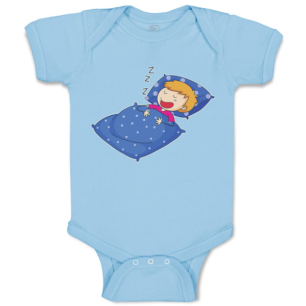 Baby Clothes Boy Snoring While Sleeping Baby Bodysuits Boy & Girl Cotton