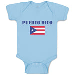 Baby Clothes American National Flag of Puerto Rico Usa Baby Bodysuits Cotton