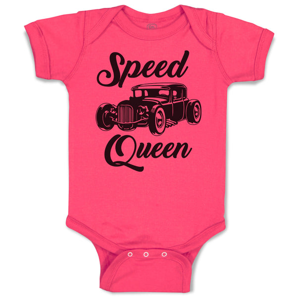 Baby Clothes Speed Queen with Classic Modern Car Baby Bodysuits Cotton