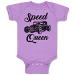 Baby Clothes Speed Queen with Classic Modern Car Baby Bodysuits Cotton