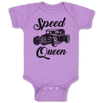 Baby Clothes Speed Queen with Classic Modern Car Baby Bodysuits Cotton