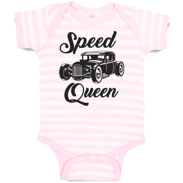 Baby Clothes Speed Queen with Classic Modern Car Baby Bodysuits Cotton