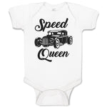 Baby Clothes Speed Queen with Classic Modern Car Baby Bodysuits Cotton