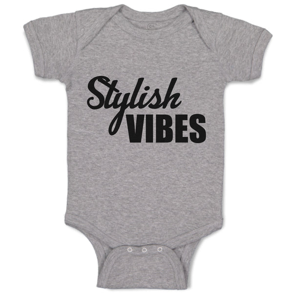 Baby Clothes Stylish Vibes Baby Bodysuits Boy & Girl Newborn Clothes Cotton
