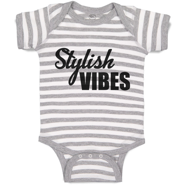 Baby Clothes Stylish Vibes Baby Bodysuits Boy & Girl Newborn Clothes Cotton