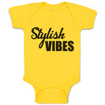 Baby Clothes Stylish Vibes Baby Bodysuits Boy & Girl Newborn Clothes Cotton