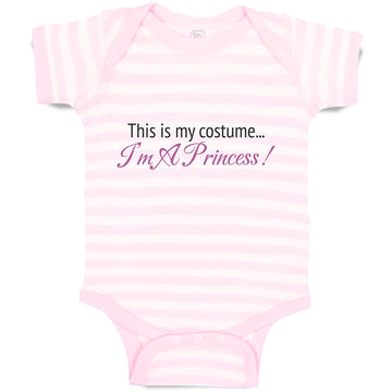 Baby Clothes This Is My Costume I'M A Princess! Baby Bodysuits Boy & Girl Cotton