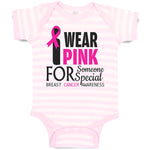 Baby Clothes Wear Pink for Someone Special Breast Cancer Awareness Cotton