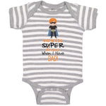 Baby Clothes Who Needs Super Heroes When I Have Dad! Baby Bodysuits Cotton