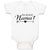 Baby Clothes Will You Be My Nana with Pattern Arrow and Heart in The Middle