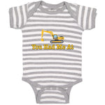 Baby Clothes You Had Me at Construction Vehicle Crane Baby Bodysuits Cotton