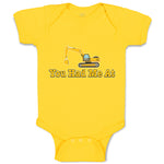 Baby Clothes You Had Me at Construction Vehicle Crane Baby Bodysuits Cotton