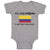 Baby Clothes 1 2 Colombian Is Better than None! Flag of Colombian Baby Bodysuits