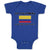 Baby Clothes 1 2 Colombian Is Better than None! Flag of Colombian Baby Bodysuits