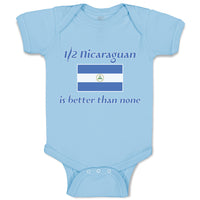 Baby Clothes Nicaraguan Is Better than None National Flag Usa Baby Bodysuits