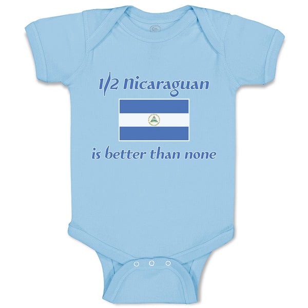 Baby Clothes Nicaraguan Is Better than None National Flag Usa Baby Bodysuits