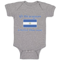 Baby Clothes Nicaraguan Is Better than None National Flag Usa Baby Bodysuits