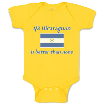 Baby Clothes Nicaraguan Is Better than None National Flag Usa Baby Bodysuits