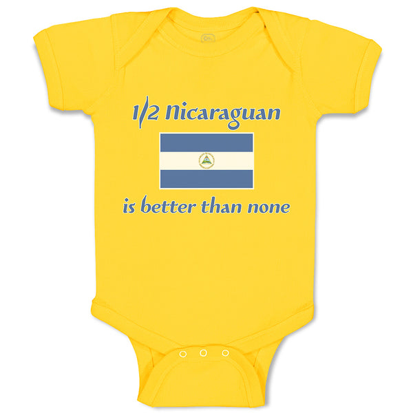 Baby Clothes Nicaraguan Is Better than None National Flag Usa Baby Bodysuits