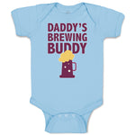 Baby Clothes Daddy's Brewing Buddy Baby Bodysuits Boy & Girl Cotton