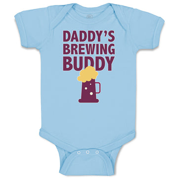 Baby Clothes Daddy's Brewing Buddy Baby Bodysuits Boy & Girl Cotton