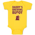 Baby Clothes Daddy's Brewing Buddy Baby Bodysuits Boy & Girl Cotton