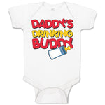 Baby Clothes Daddy's Drinking Buddy with Baby's Feeding Bottle Baby Bodysuits