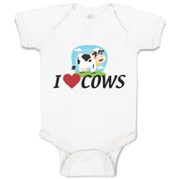I Love Cows with Heart Domestic Animal