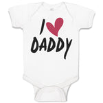 Baby Clothes I Love Daddy Baby Bodysuits Boy & Girl Newborn Clothes Cotton