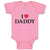 Baby Clothes I Love Daddy Baby Bodysuits Boy & Girl Newborn Clothes Cotton