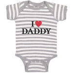 Baby Clothes I Love Daddy Baby Bodysuits Boy & Girl Newborn Clothes Cotton