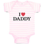 Baby Clothes I Love Daddy Baby Bodysuits Boy & Girl Newborn Clothes Cotton