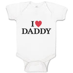 Baby Clothes I Love Daddy Baby Bodysuits Boy & Girl Newborn Clothes Cotton