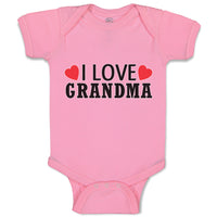 Baby Clothes I Love Grandma Baby Bodysuits Boy & Girl Newborn Clothes Cotton