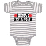 Baby Clothes I Love Grandma Baby Bodysuits Boy & Girl Newborn Clothes Cotton