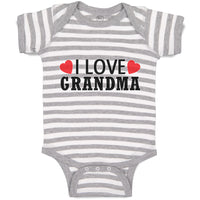 Baby Clothes I Love Grandma Baby Bodysuits Boy & Girl Newborn Clothes Cotton