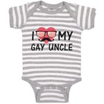Baby Clothes I Love My Gay Uncle Baby Bodysuits Boy & Girl Cotton
