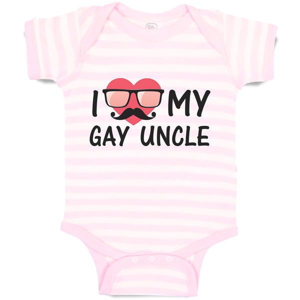 Baby Clothes I Love My Gay Uncle Baby Bodysuits Boy & Girl Cotton