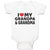 Baby Clothes I Love My Grandpa & Grandma Baby Bodysuits Boy & Girl Cotton