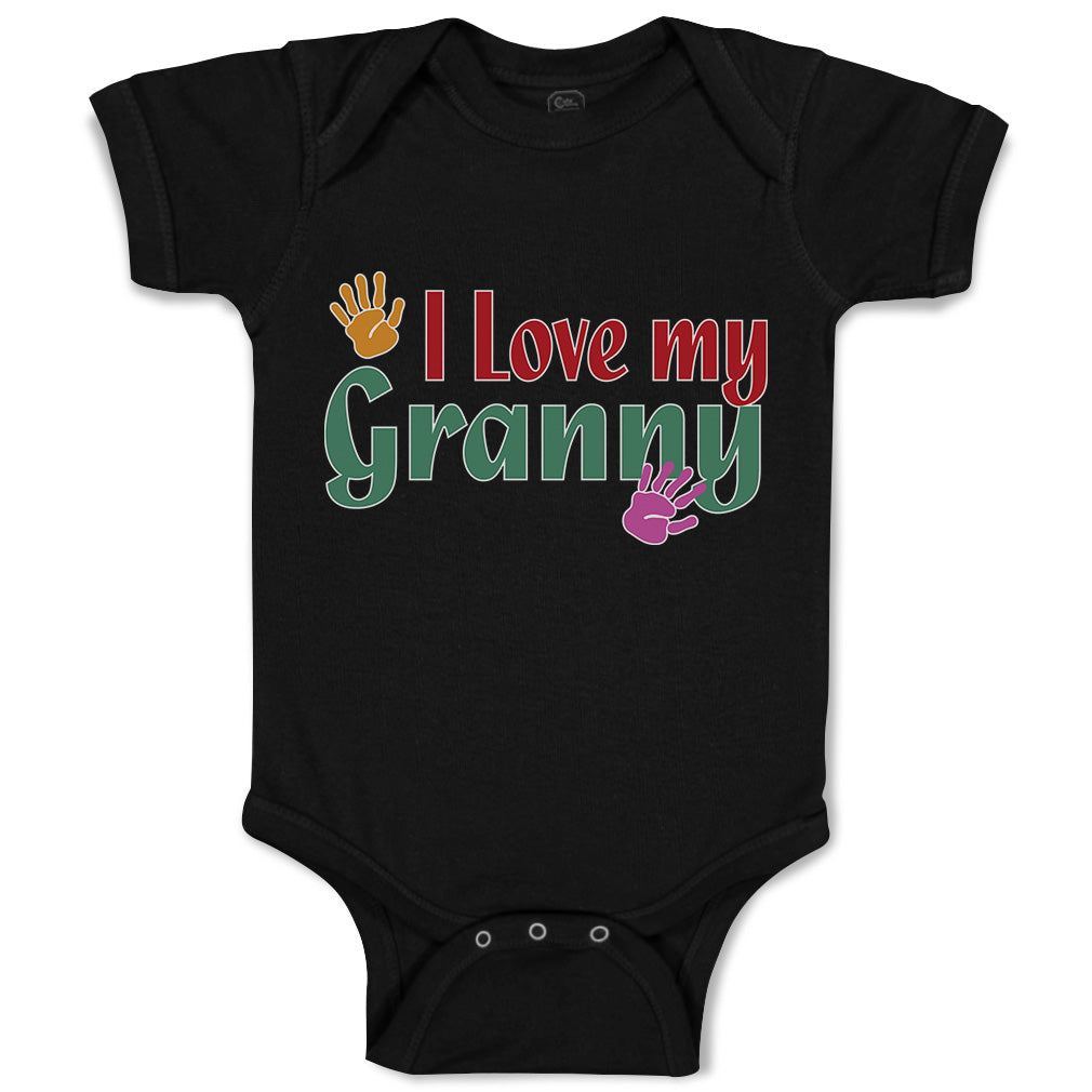 I love my sales granny baby grow
