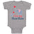 Baby Clothes I Love My Mawmaw Elephants Love Towards Her Child with Hearts