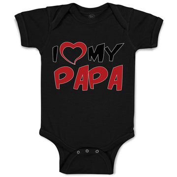 Baby Clothes I Love My Papa Baby Bodysuits Boy & Girl Newborn Clothes Cotton