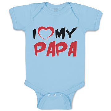 Baby Clothes I Love My Papa Baby Bodysuits Boy & Girl Newborn Clothes Cotton