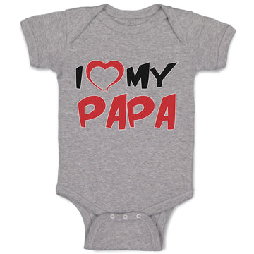 Baby Clothes I Love My Papa Baby Bodysuits Boy & Girl Newborn Clothes Cotton