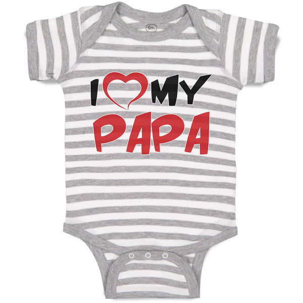 Baby Clothes I Love My Papa Baby Bodysuits Boy & Girl Newborn Clothes Cotton