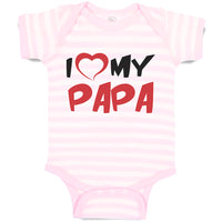 Baby Clothes I Love My Papa Baby Bodysuits Boy & Girl Newborn Clothes Cotton