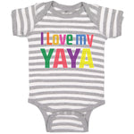 Baby Clothes I Love My Yaya Baby Bodysuits Boy & Girl Newborn Clothes Cotton