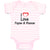 Baby Clothes I Love Papaw & Mamaw Baby Bodysuits Boy & Girl Cotton