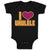 Baby Clothes I Love Ukulele Baby Bodysuits Boy & Girl Newborn Clothes Cotton