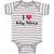 Baby Clothes I Love My Nina Baby Bodysuits Boy & Girl Newborn Clothes Cotton